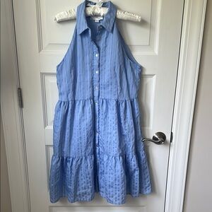 Tuckernuck Blue Sleeveless Mini Dress
